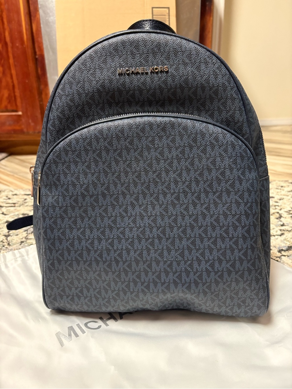 MICHAEL KORS Blue MK Backpack
